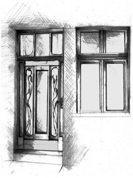 Door design for a historic building